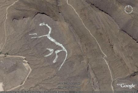 paysage en forme de cheval au mexique