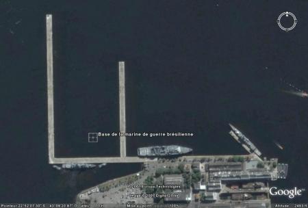 base marine de guerre au bresil